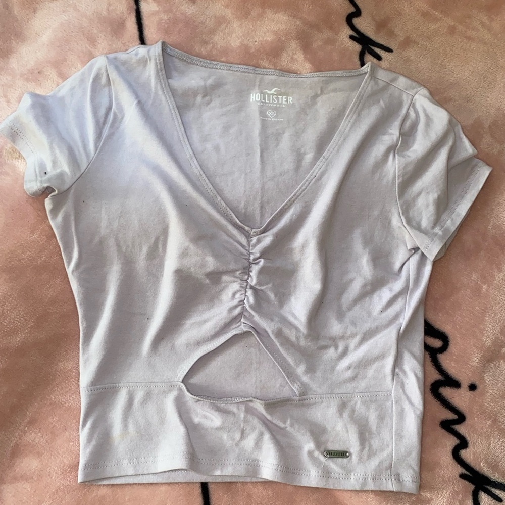 Hollister lavender top